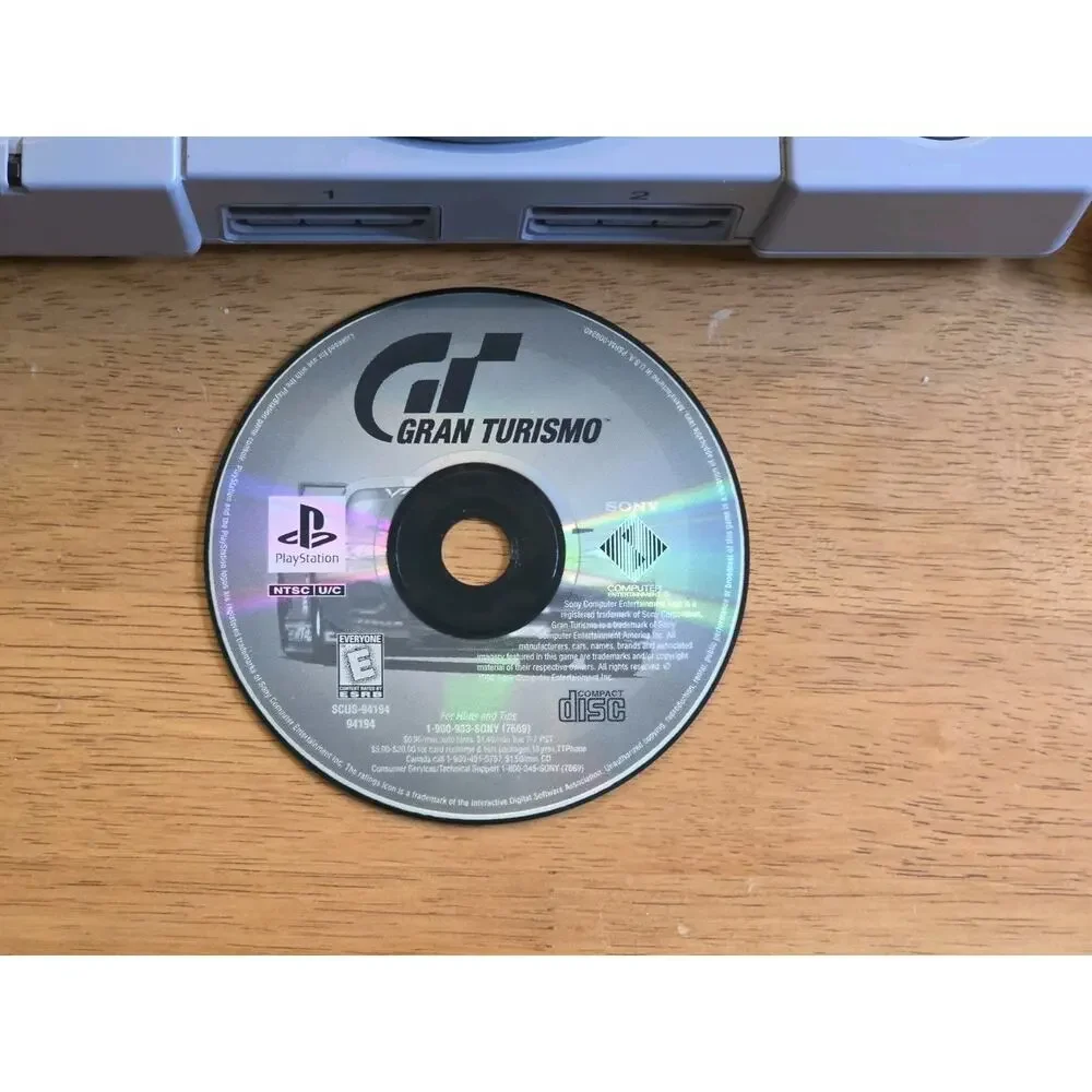Sony PlayStation One PS1 Console SCPH-9001 Game Controller Bundle Gran Turismo